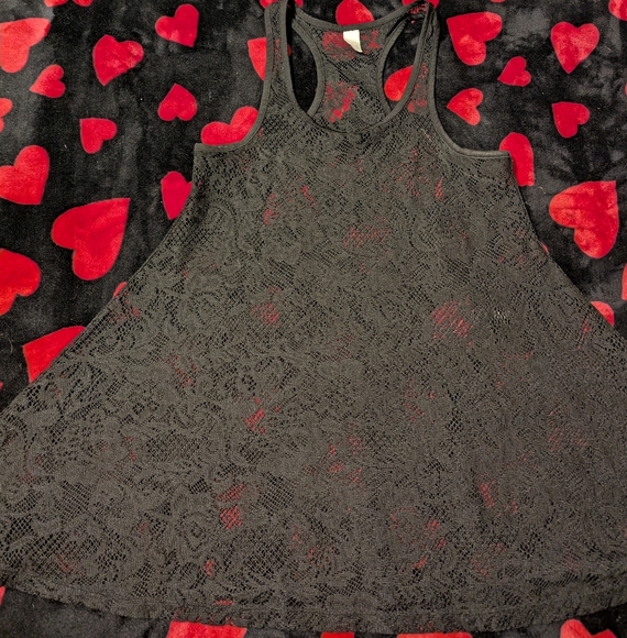 Other - Black Lace Tank Top
